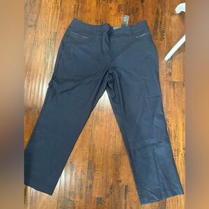 NWT Avenue Women’s Dark Blue  straight leg  chinos size 20w